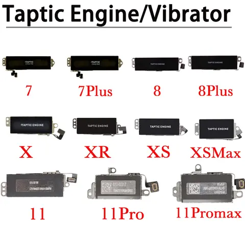 Taptic Engine for iPhone 7 8 Plus X XR XS 11 Pro Max Vibrator Motor Module Replacement