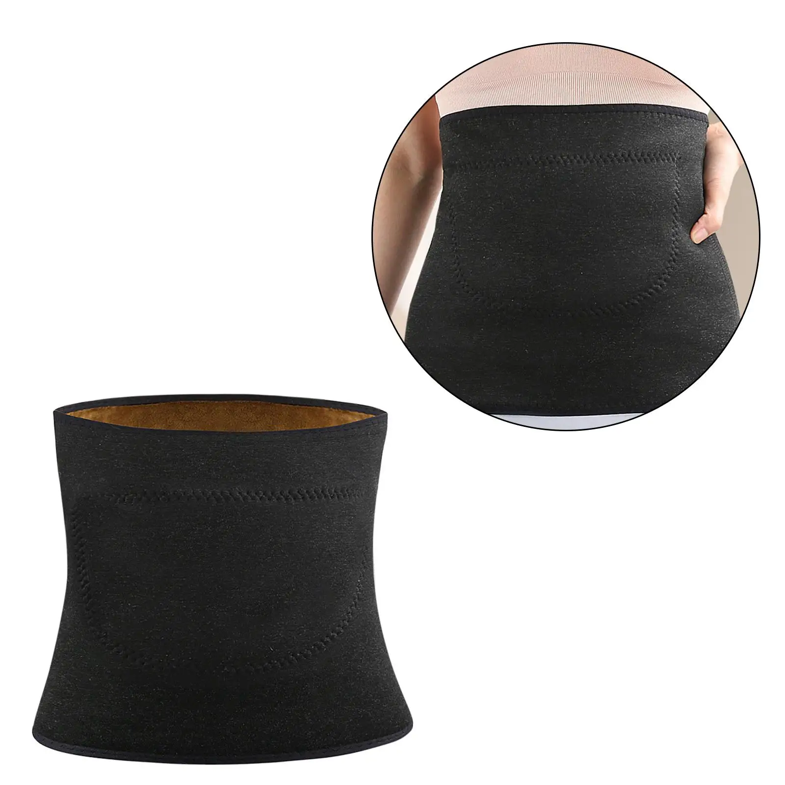 Waist Warmer Defend Cold Soft Thicken Waistband Guard Back Warmer Lumbar Support