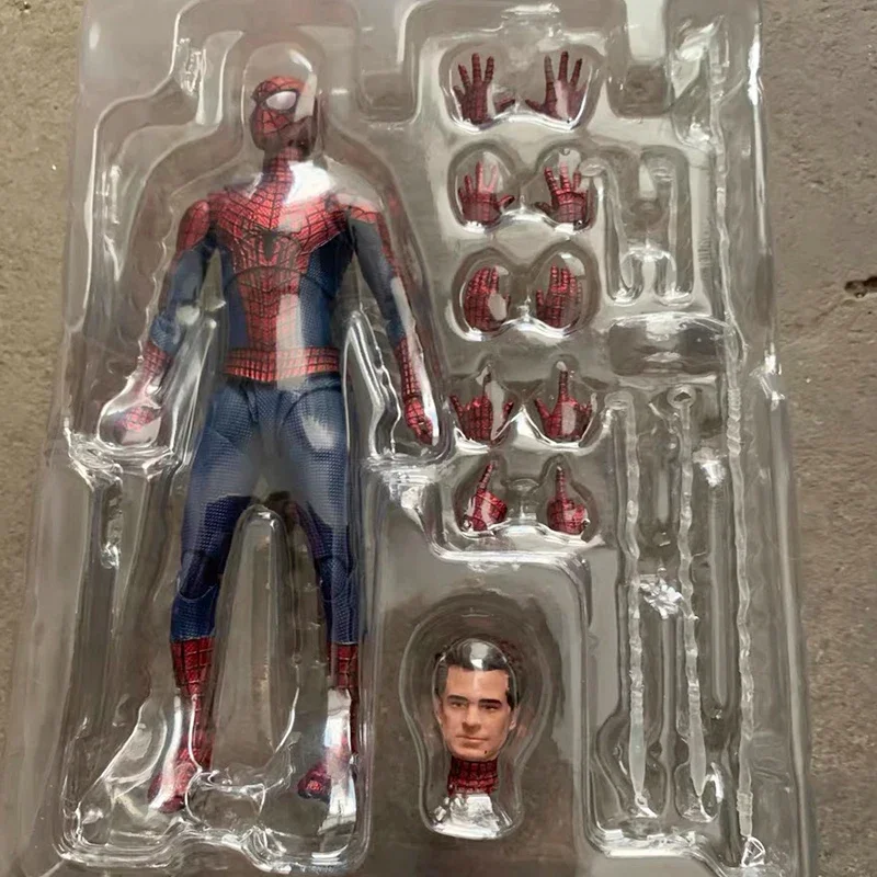

Ct The Amazing Spiderman S.H.Figuarts Эндрю Гарфилд Человек-паук Черный костюм Версия Shf Фигурка Модель Коллекция Игрушка в подарок