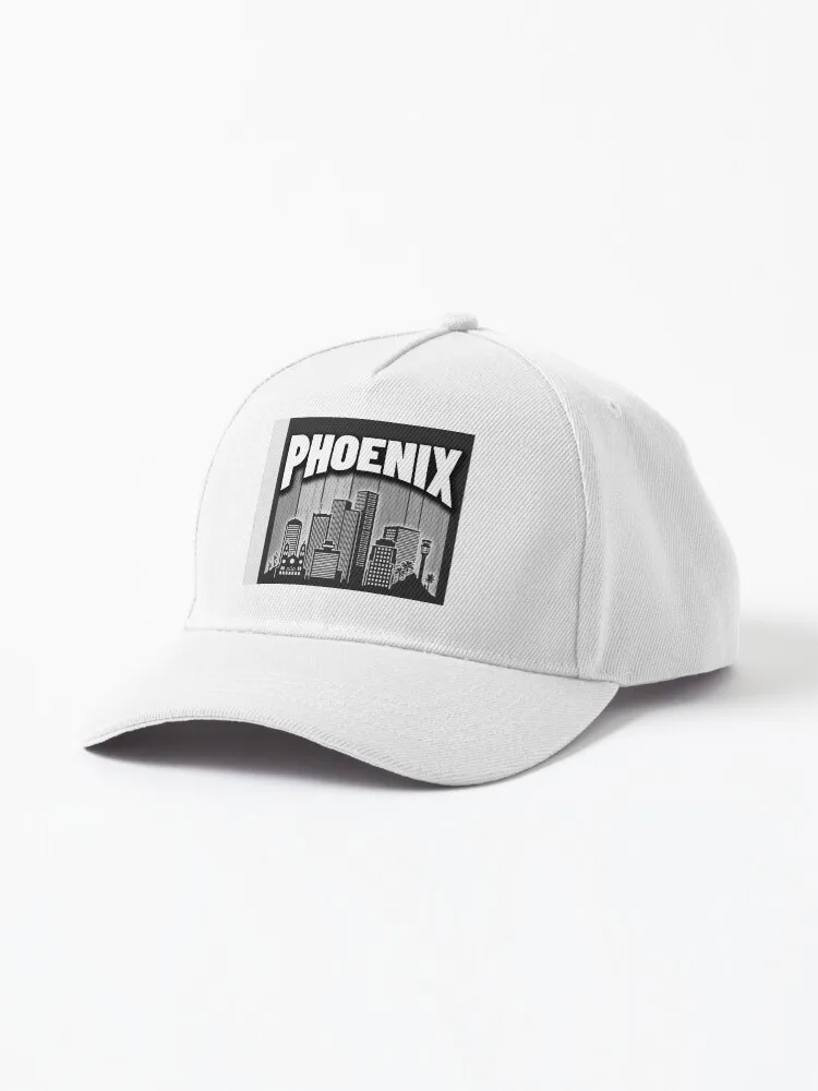 Phoenix USA Black and white Cap  Men Wide Brimmed Casual Sports Caps