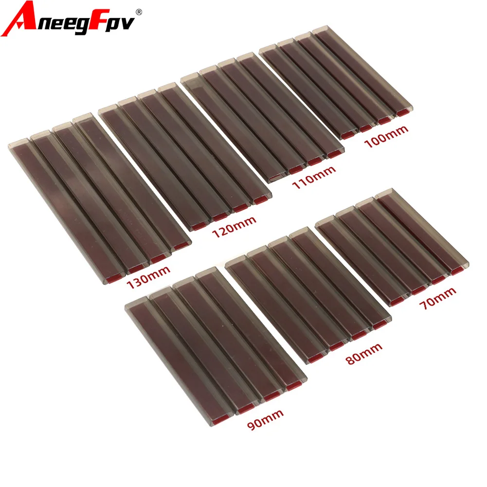 4pcs Width 14mm RC Brushless Motor Wire Cover Protection Tube Wire Shield Long 70mm 90mm 100mm 130mm For FPV Drone Model
