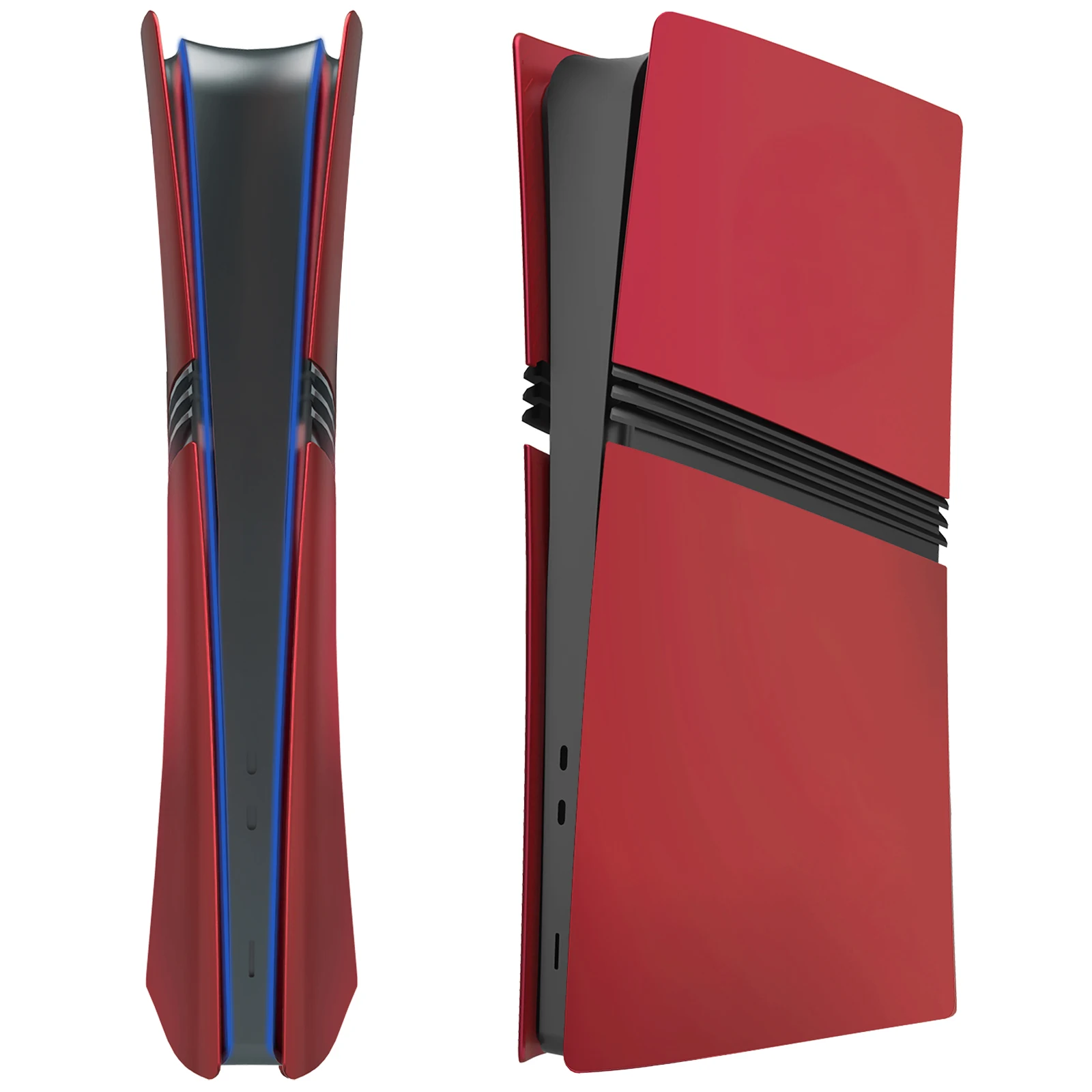 (Digital Edition Black or Red ) for PS5 PRO Game Console Faceplate Cover ,P5 PRO Protective Case Shell Replacement Panel