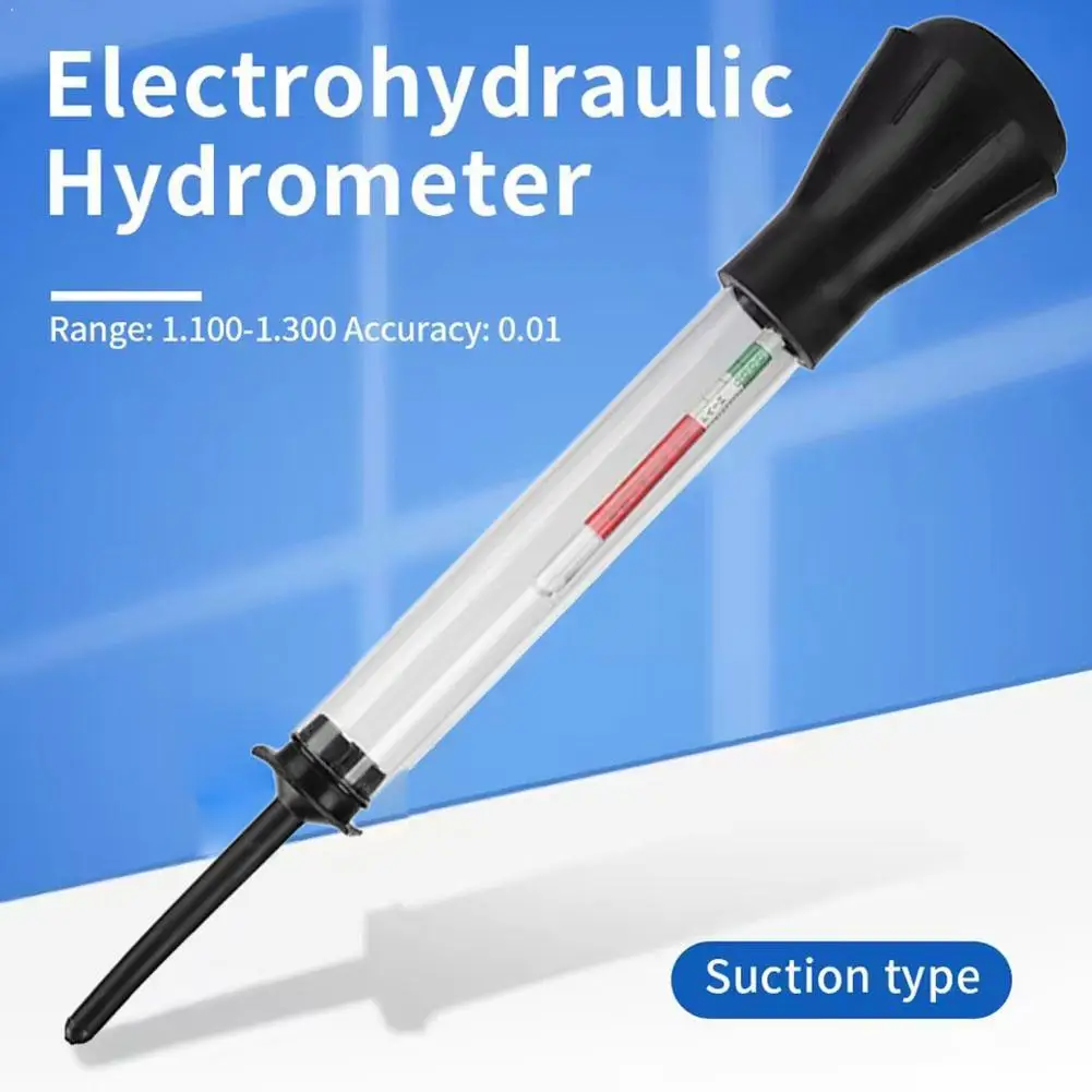 

Ареометр с аккумулятором 1,10-1,30, электрический измеритель плотности аккумулятора, электрический тестер кислотности всасывания, электролит, затопленный свинцом