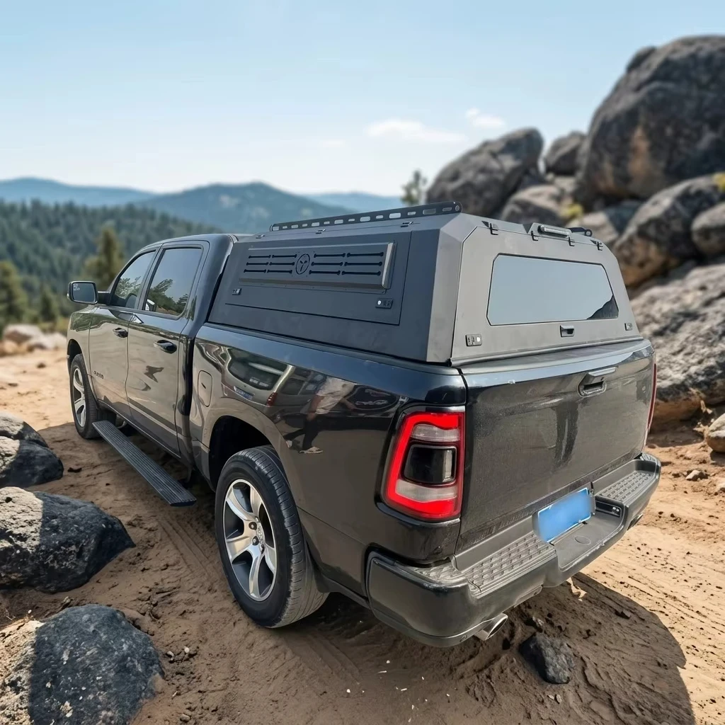 Factory Direct Sales High Quality Pickup Hard Topper Aluminum Alloy Canopy Split Truck Cover Canopy for Silverado 1500