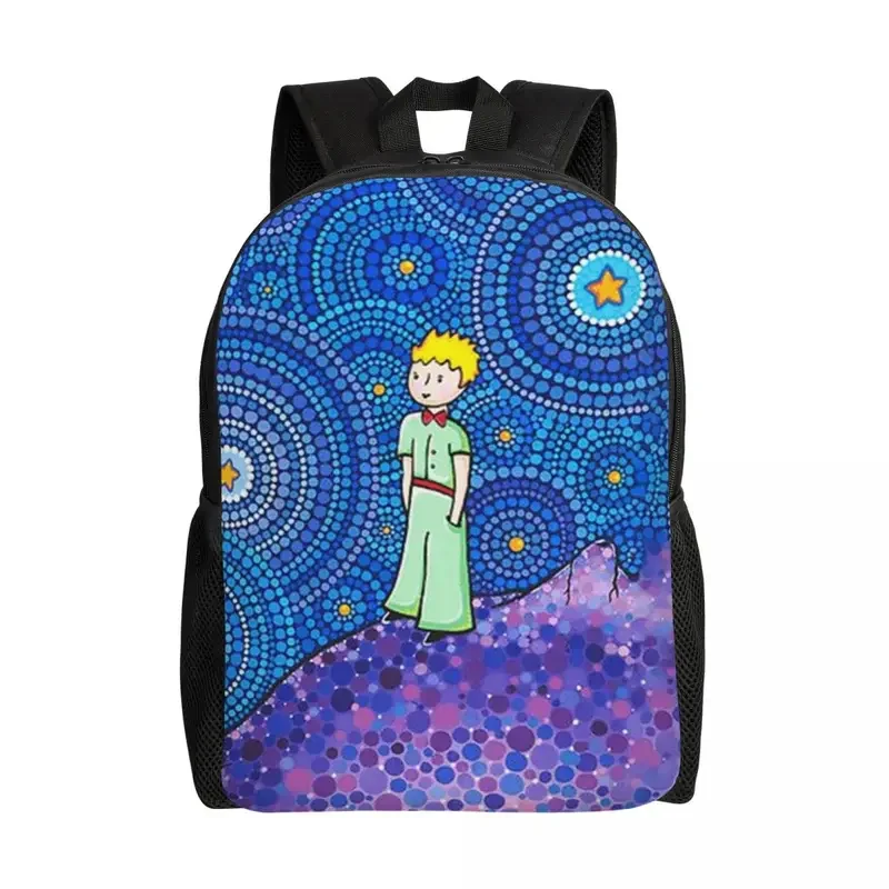 Sac à dos de voyage Le Petit Prince pour hommes et femmes, cartable d'ordinateur scolaire, sac à dos étudiant, collège de fiction française