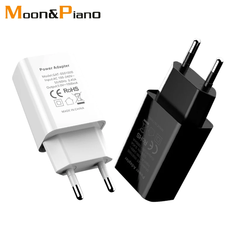 5V1A USB Charger for Mobile Phone EU charger Plug CE Certificate Travel in Europe Italy Switzerland France Germany Sweden Norway