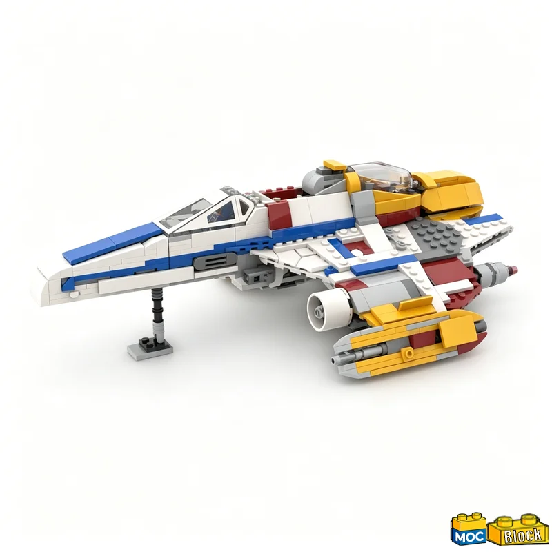 875PCS Fie‑Wing Starfighter 75364 Alternate Build War Series Custom MOC Model Building Blocks Assembly Educational Learning Gift