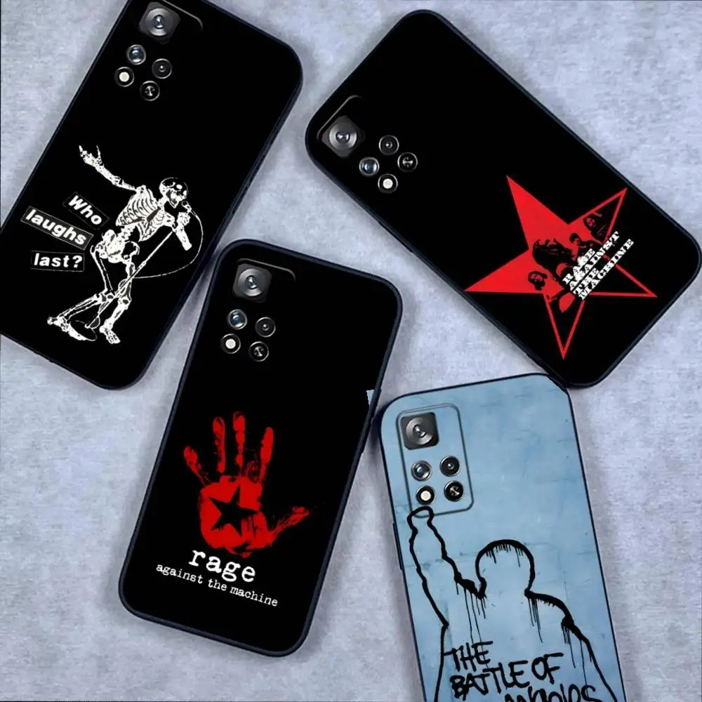 

Rage Against The Machine Phone Case For Samsung S 25,24,23,22,30,21,10,9,Ultra,Plus,Lite,FE,4,5G Black Soft Case