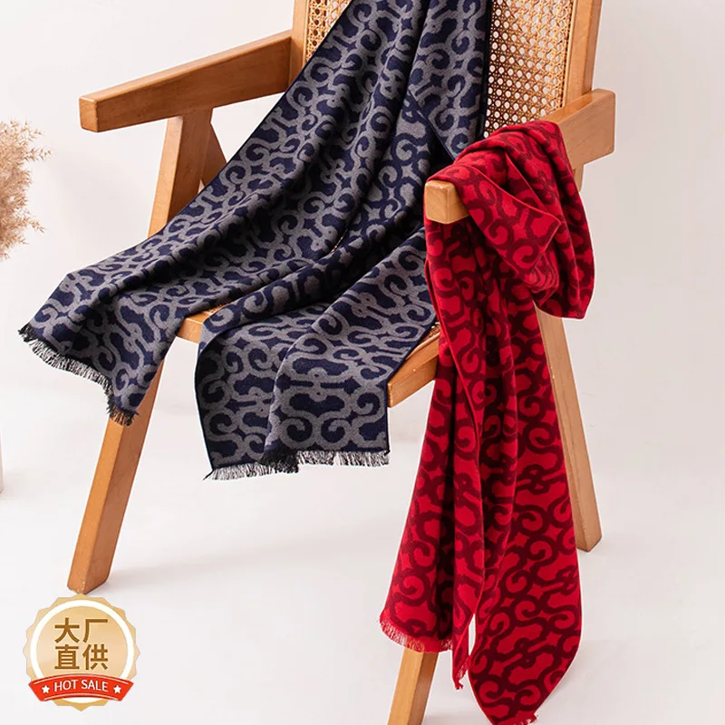 

Новый модный шарф из начесанной ткани для пар, теплый, высококачественный, весна-лето 2026