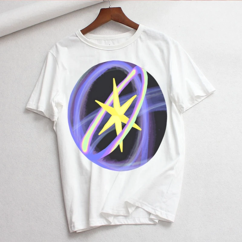 KATSEYE Gnarly Damen-T-Shirt mit modischem Aufdruck, kurzärmelig, für den Sommer, Damen-T-Shirt mit Grafik – Detail 5