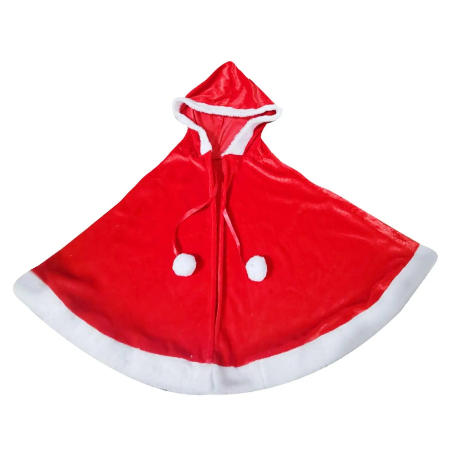 Christmas Shawl Cloak Cape Christmas Decorations Christmas Gift Winter Santa Cape for Role Play Dressing up Xmas Party Festival