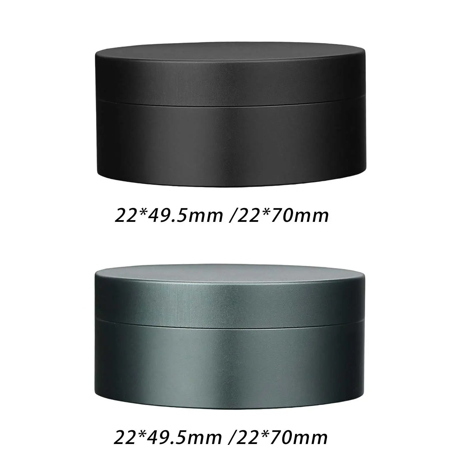 

Aluminum Alloy Pill Box Storage Container Mini Jars Tea Leaves Storage Container Pill Case Holder for Business Travel Camping