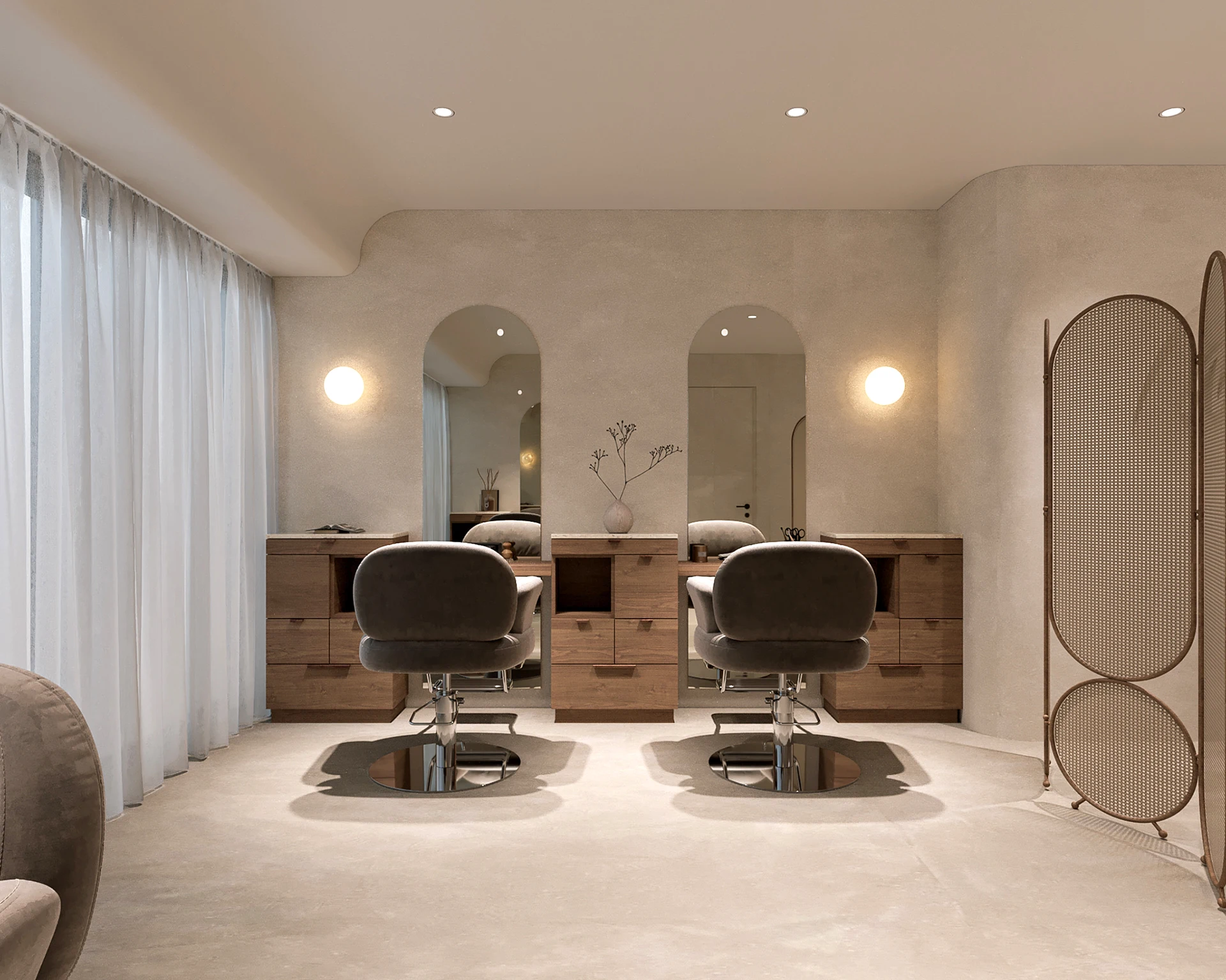 High-end nail salon furniture, - Interior Design Nail Salon 评论和价格
