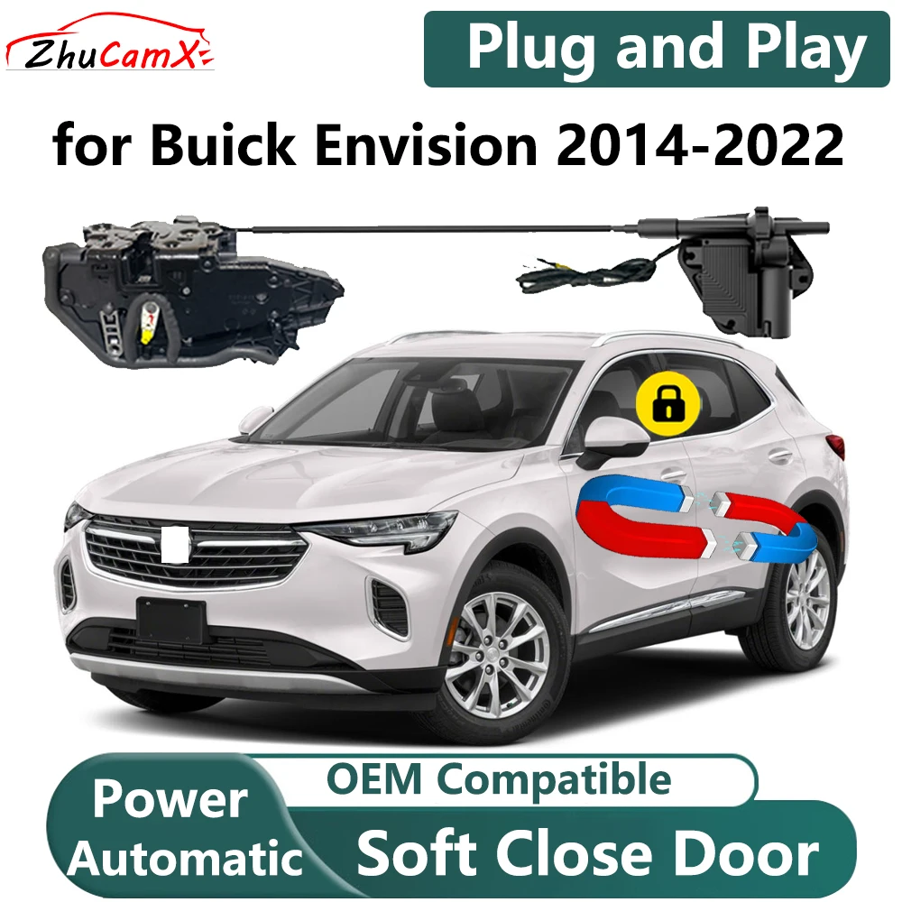ZhuCamX for Buick Envision 2014-2022 Car Electric Soft Close Door System Power Closing Door Latch Lock OEM Plug and play