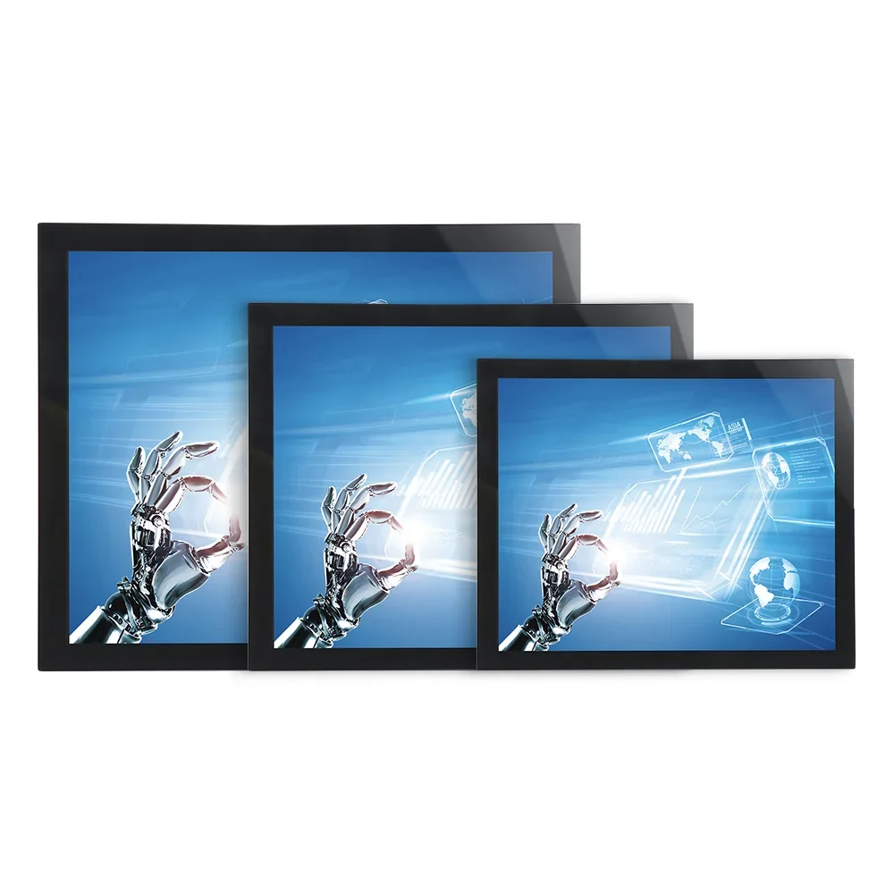 

12 13 15 17 19 Inch Rugged All in One Computer, Embedded Waterproof Industrial Touch Screen Panel PC With I3 I5 I7 and Wifi