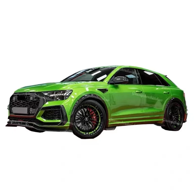 High Quality Carbon Fiber ABT Style Body Kit Front Lip Rear Diffuser Spoiler Wheel Eyebrow For Audi RSQ8