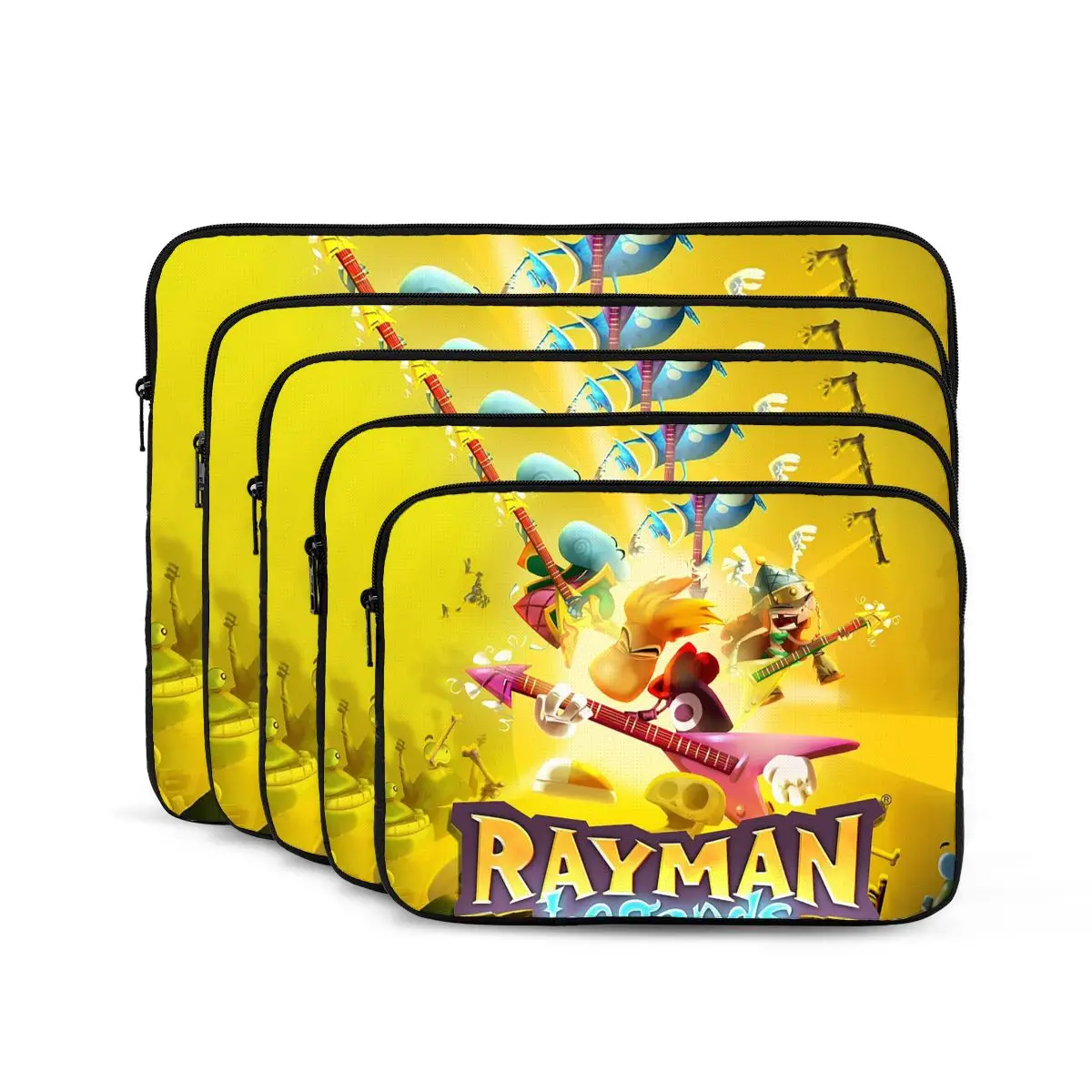 Cartoon Games Rayman Legends Notebook Laptop Bag Case Pouch Notebook Sleeve Cover Bag Tablet Shockproof Case Bag