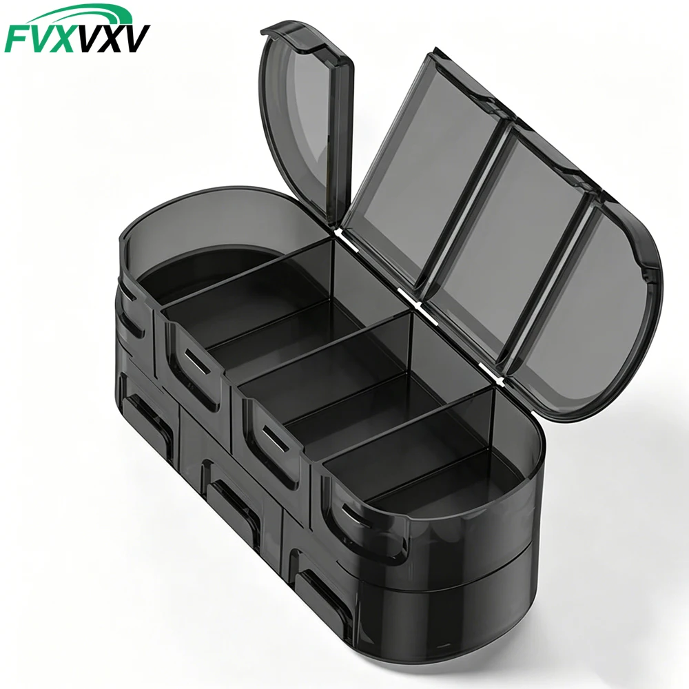 1PCS Weekly Pill Organizer 7 Day Pill Organizer, Daily Pill Box 7 Compartment for Travel, Pill Container for Medication, Vitamin