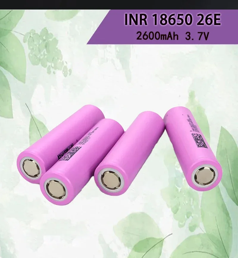 18650 3.7V Battery 2600mah INR18650-26E High Discharge 20A Power Lithium batteries for Screwdriver