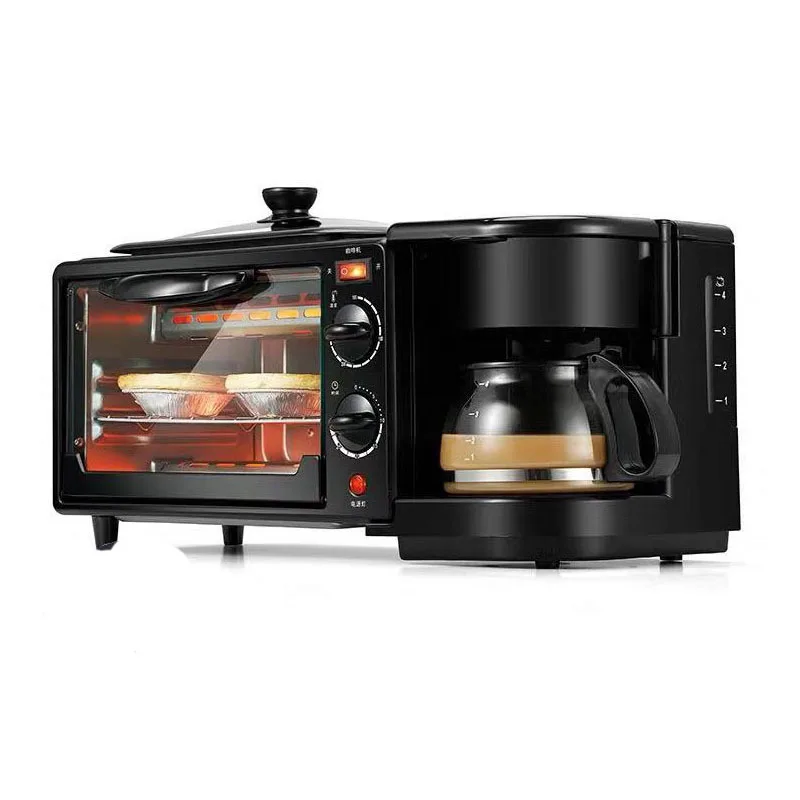 Coffee Pot Three-in-one Breakfast Machine Coffee Sandwiches Toasted Bread Toaster Coffee Maker