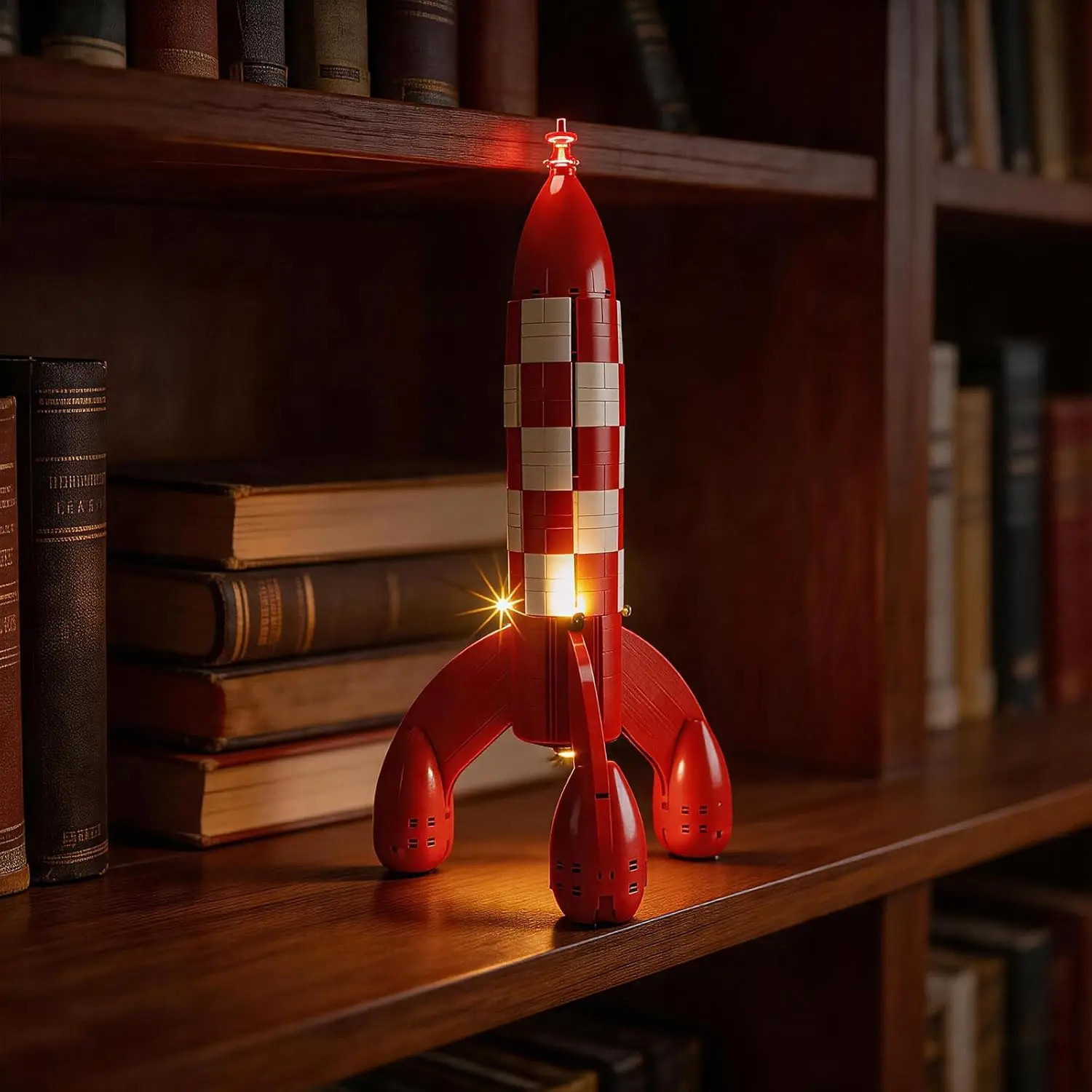 

Светодиодный аксессуарный светильник HPROSPER (без модели) для LEGO 21367-Tintin Moon Rocket, простая установка, скрытая проводка