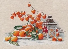 

Orange and Lantern Cross stich Kits Homfun Craft Cross Stich Painting Decorations 20266