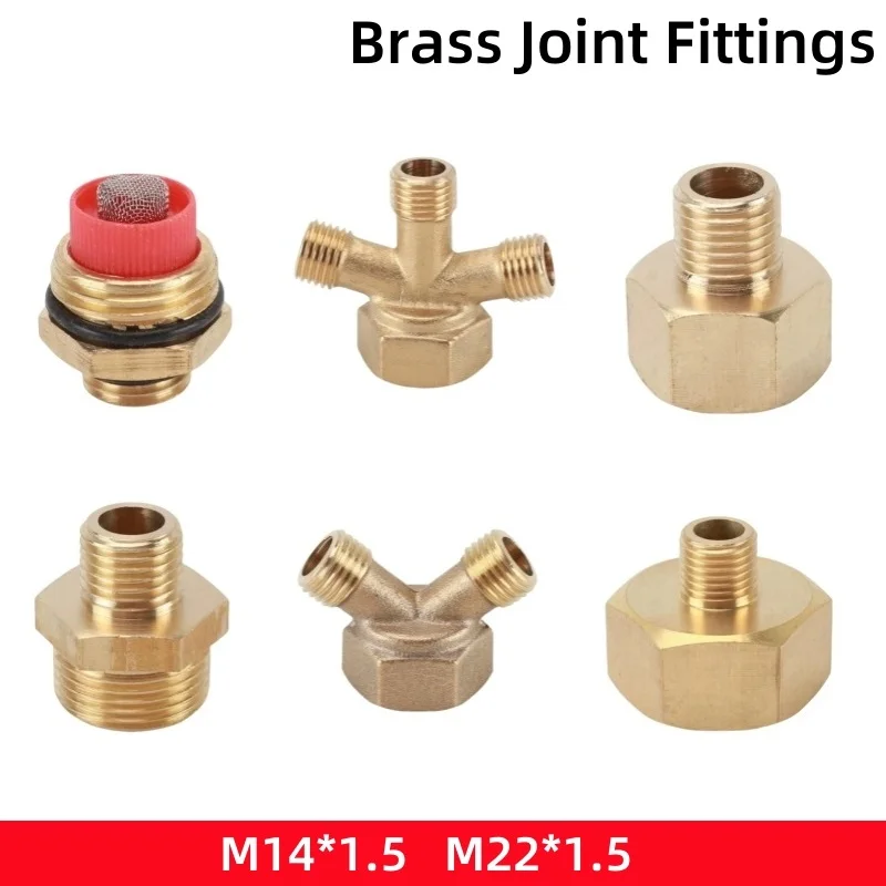 1/2 3/4 1 BSP M14 22 Brass Reduce Pipe Fitting Male Thread Pneumatic Joint Pesticide Sprayer Connector Garden Irrigation Adapter