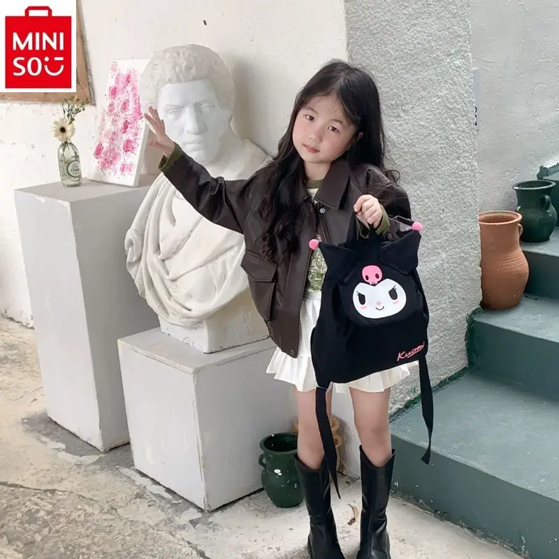 Miniso Sanrio Kinderen Cartoon Hello Kitty Kuromi Jongens En Meisjes Schattige, Zoete En Grote Capaciteit Opslag Rugzak