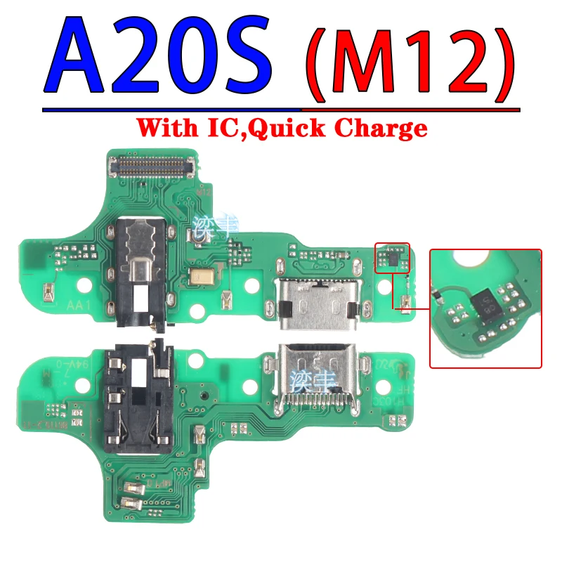 Usb Dock Charger Port for Samsung Galaxy 70 A10S A20S A30S A10E A20E A30 A40 A50 A60 A40S A50S A70S Charging Board Module