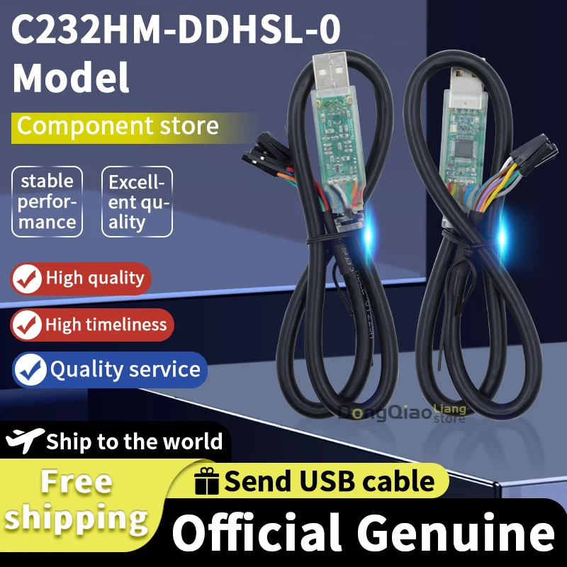 Original Import C232HM-DDHSL-0 EDHSL High Speed USB MPSSE Cable FTDI FT232H