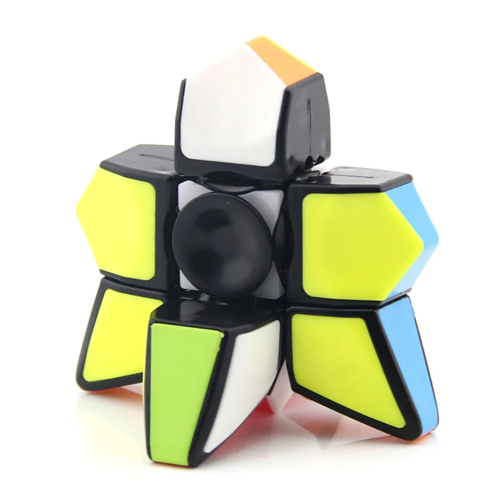 Magic Cube 3D Puzzle Spinner 1X3X3 Speed Gyro Fingertips Fidget Toy Anti Stress Sensory ADHD Educational Games for Kids Adults