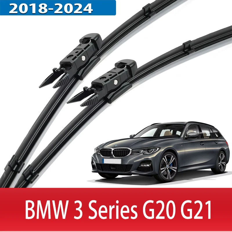 

Wiper Front Wiper Blades For BMW 3 Series G20 G21 2018 - 2023 Windshield Windscreen Window Car Rain Brushes 24"+19"