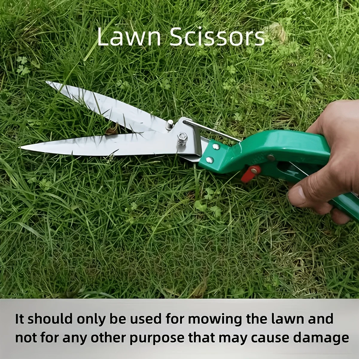 Gardening Tools Japanese - 手動式で省力化された芝刈りばさみ。高精度で、耐久性があり、電源不要。家庭用庭や芝生の縁のトリミングに最適。
