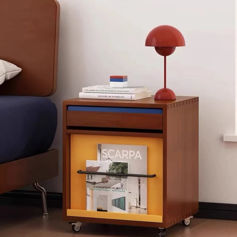 

Organizer Storage Nightstand Unique Luxury Bedroom Simple Space Saving Wood Nightstand Drawers Luxury Muebles Home Furniture