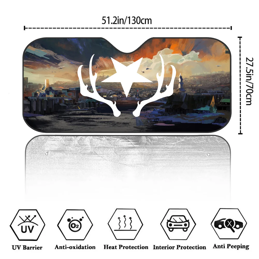 ديسكو الإليسيوم الصيف مظلة السيارات الزجاج الأمامي ظلة Sunblock العزل الحراري مظلة من الشمس قابل للسحب