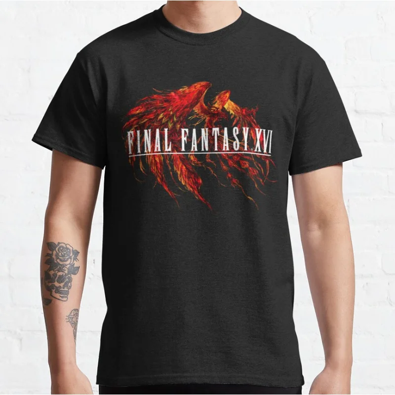

Retro Final Fantasy 16 FFXVI 90s jrpg video games Japanese anime Graphic T Shirts large size Adult S-6XL
