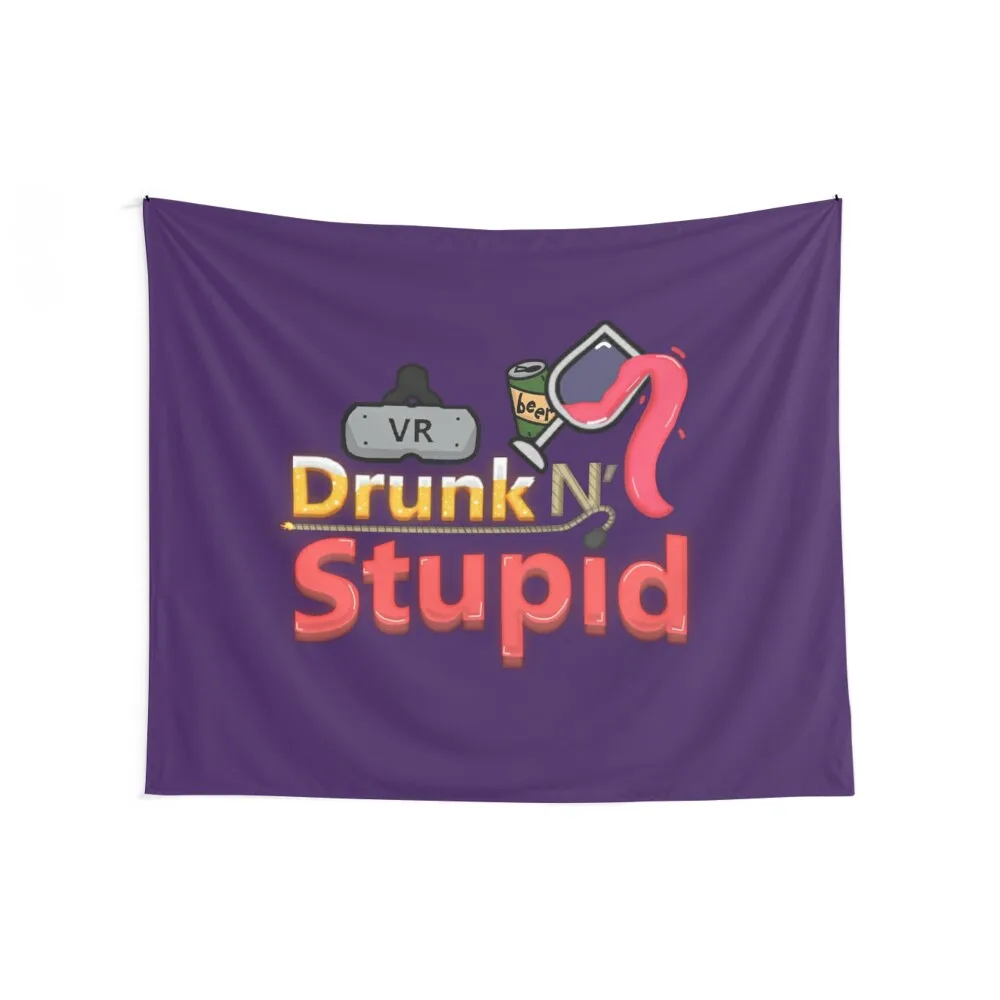 Drunk and Stupid Tapestry Wall Decoration Wallpapers Home Decor Outdoor Decor Decorative Wall Mural Tapestry