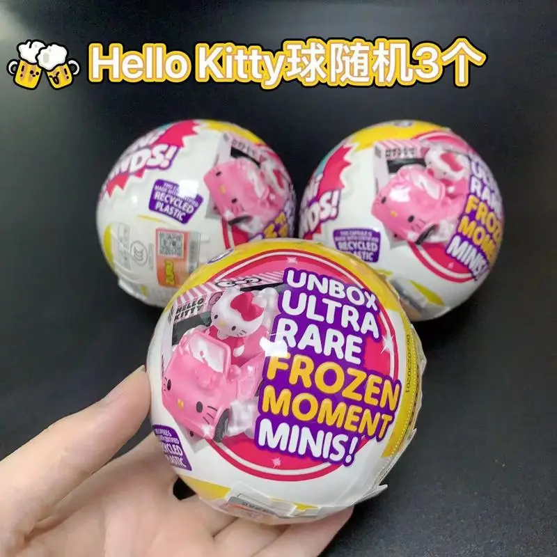 Sanrio Hello Kitty Mini Brands Toys 5 Surprise Mini Brands Toy Miniature Toys Mystery Blind Box Series Original Miniature Toy