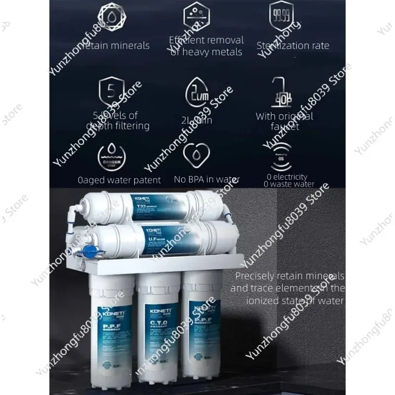 5 Stages Water Filter Purifier Household Cleaner Drinking Kitchen Tap Water Filter System Water Filter Purifier