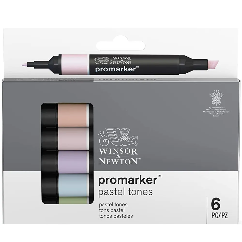 WINSOR & NEWTON Alkoholbasierte Promarker 6/12/24/48/96 Farben Set Doppelspitzen-Markerstifte Design Pro Marker für Künstler – Detail 29