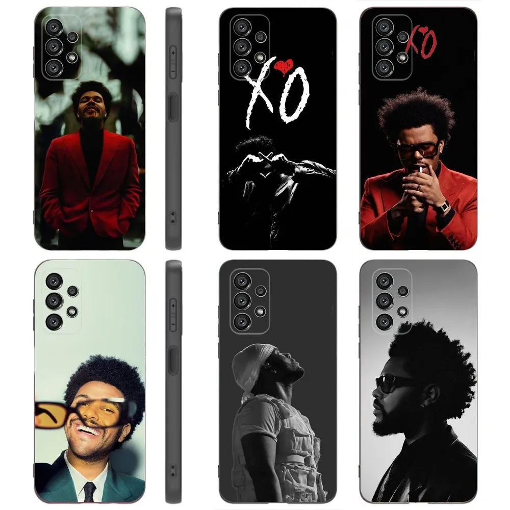 The W-Weeknd  Phone Case For Samsung Galaxy A91,A80,A73,A72 ,A71,A53A52,A32 ,A31A22,A21s,A20,Black Cover