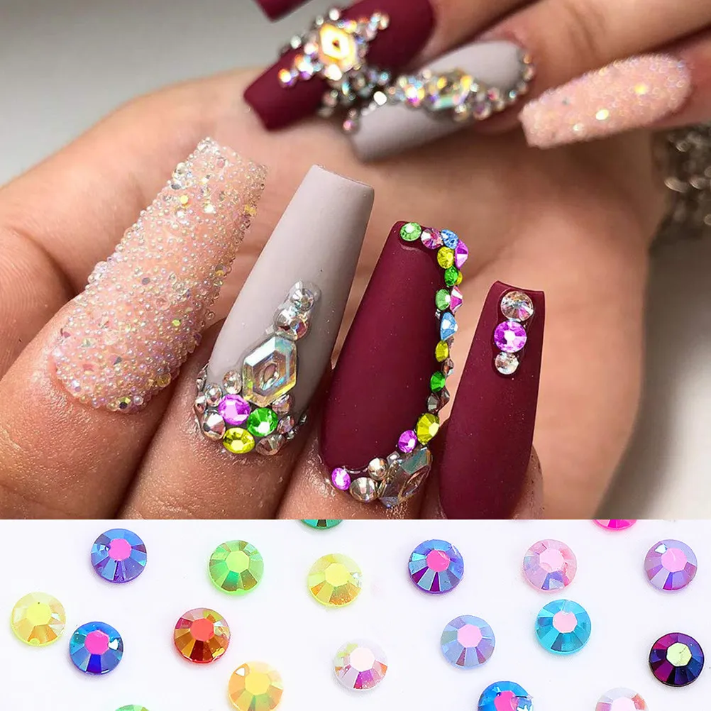 

Rhinestones Decorations Flat Back Resin Jewels Nail Gems Art Craft Supplies Stunning Nail Art Accessories Gifts