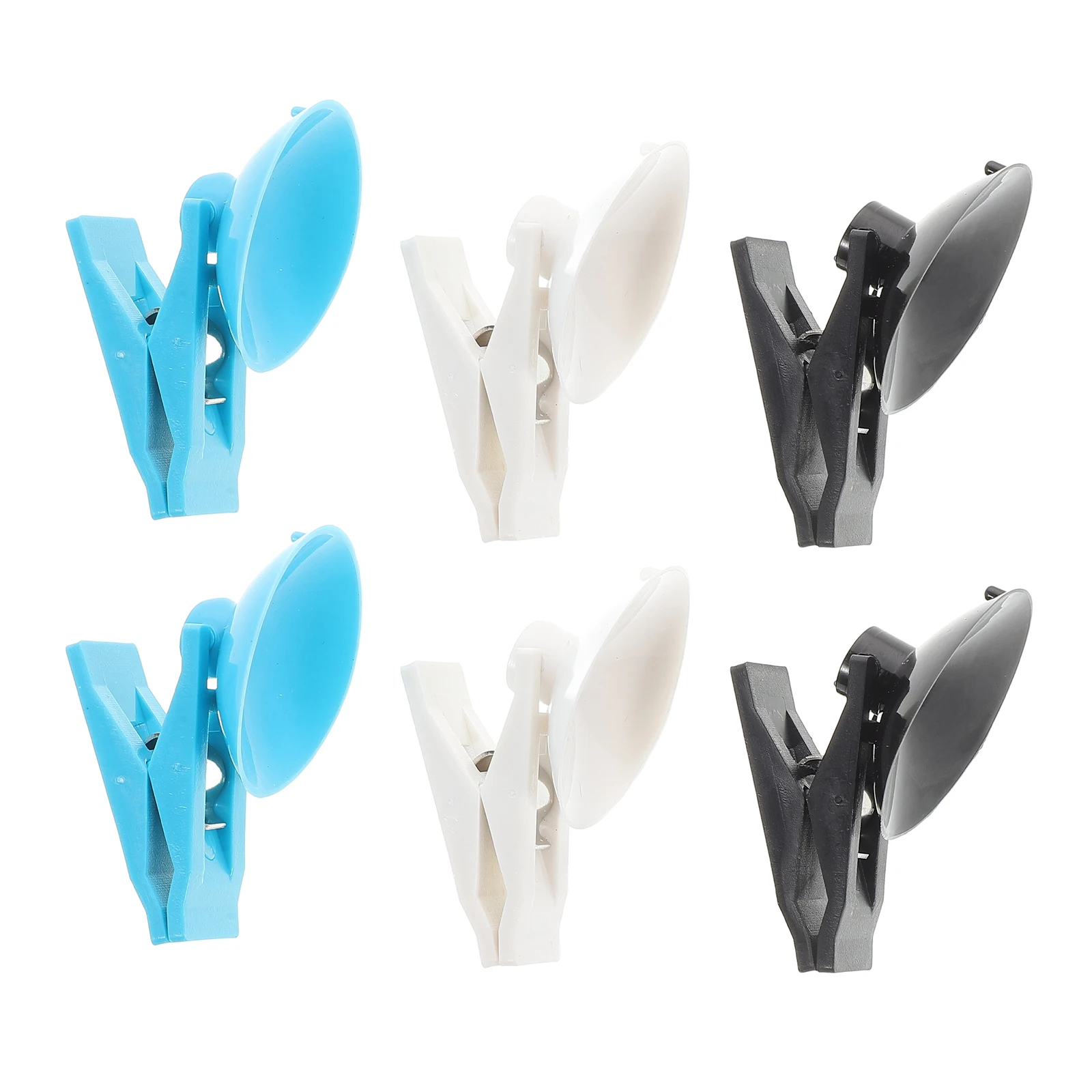 

6pcs Windshield Sign Holder For Car Multifunctional Suction Cup Document Organizer Parking Ticket Paper Storage Accessory Car