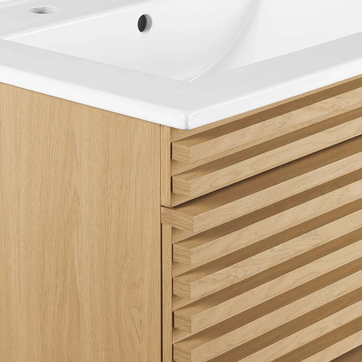 !@Combohome European Modern Minimalist Solid Wood Bathroom Vanity Cabinets Furniture