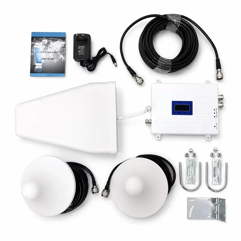 Hot Sale Outdoor Tri-Band 2G/3G/4G Mobile Signal 900/1800/2100Mhz Repeater Amplifiers for GSM LTE 5G Networks
