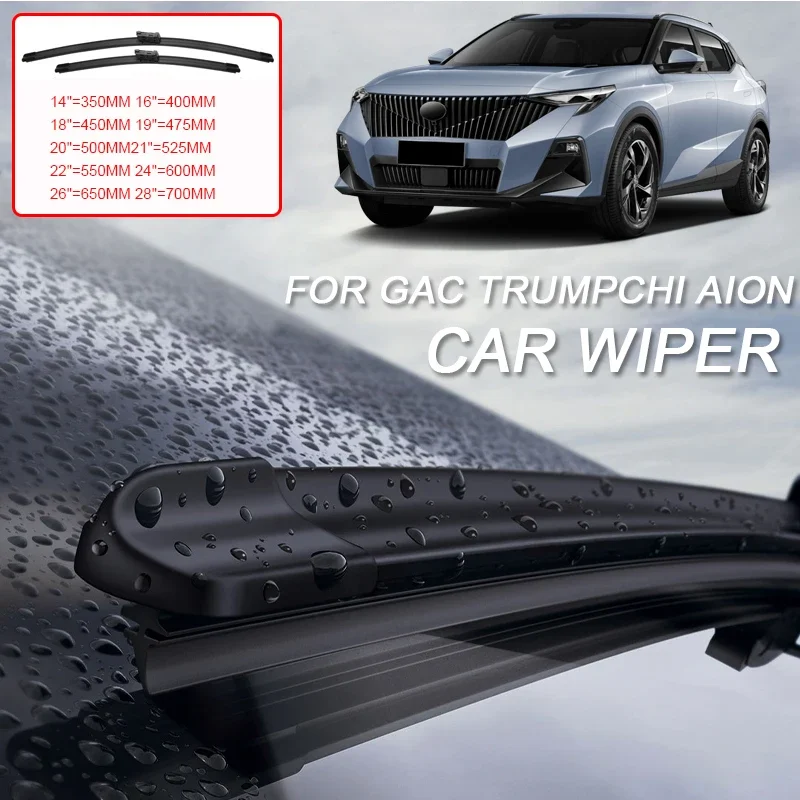 

2PCS Car Blade Windshield WiperFor GAC AION ES S PLUS AION V Y PLUS GAC TRUMPCHI M8 EMKOO EMPOW GS3 EMZOOM GS5 Windshield Rubber
