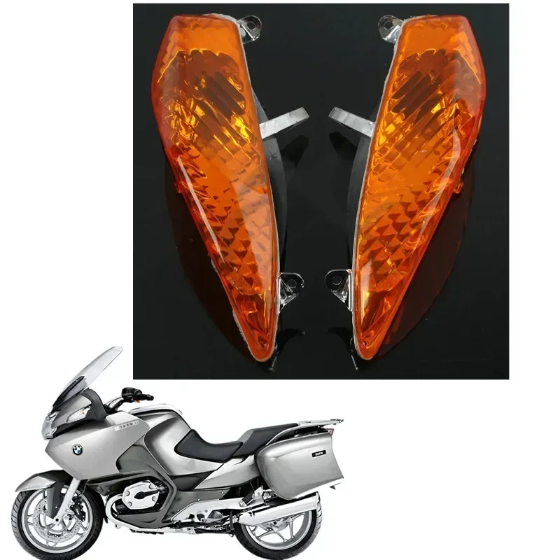 For BMW R1200RT 2005-2009 R900RT 2006-2011 2007 2008 2010 Orange Clear accesorios moto Turn Indicator Signal Lens Winker