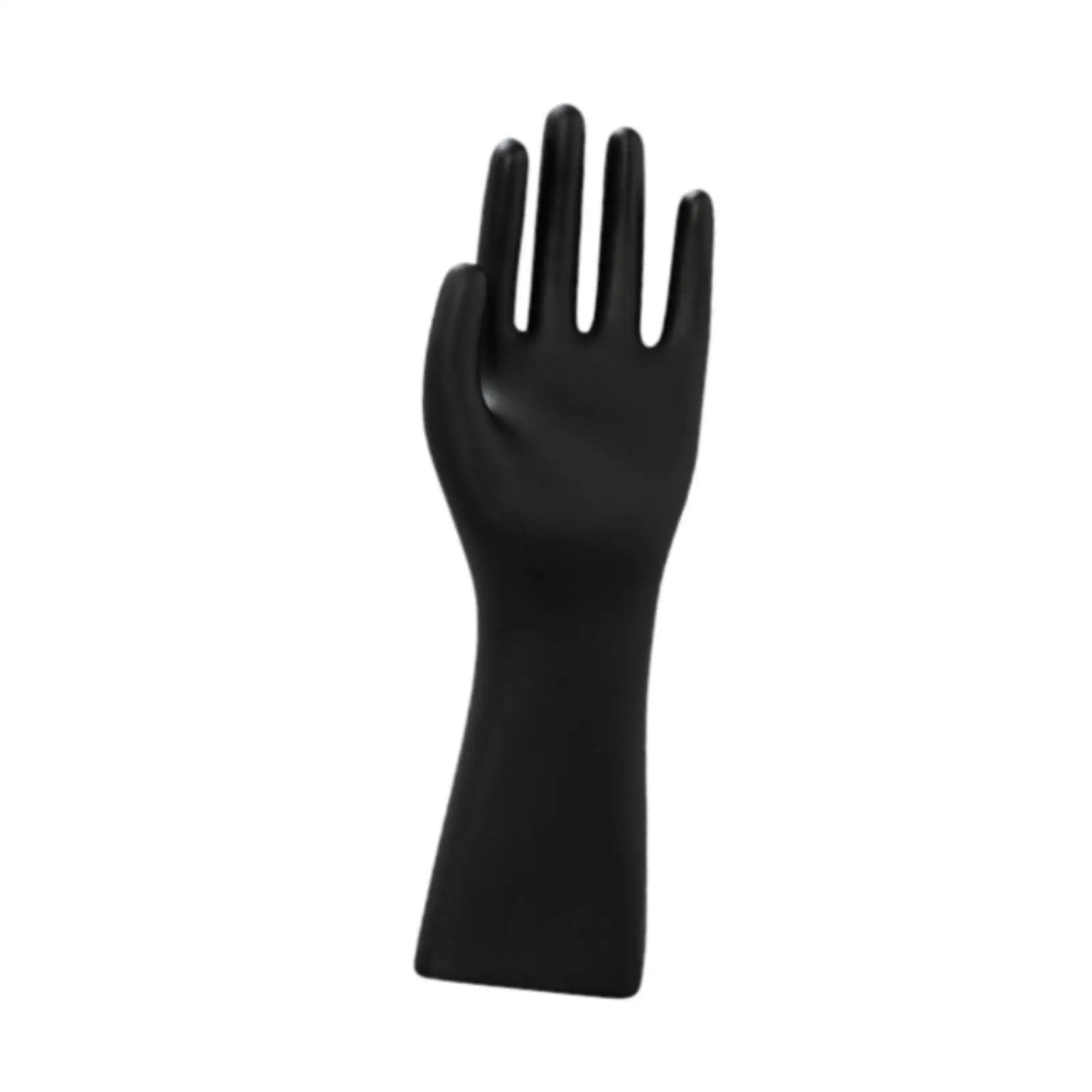 

Male Mannequin Hand Matte Black Male Hand Model for Bracelet Gloves Tabletop Left Hand