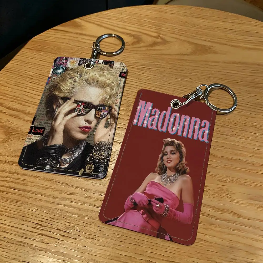 Singer  M-Madonna-S Card Holder With Keychain Executive Protection For Bank Credit Subway Bus Case