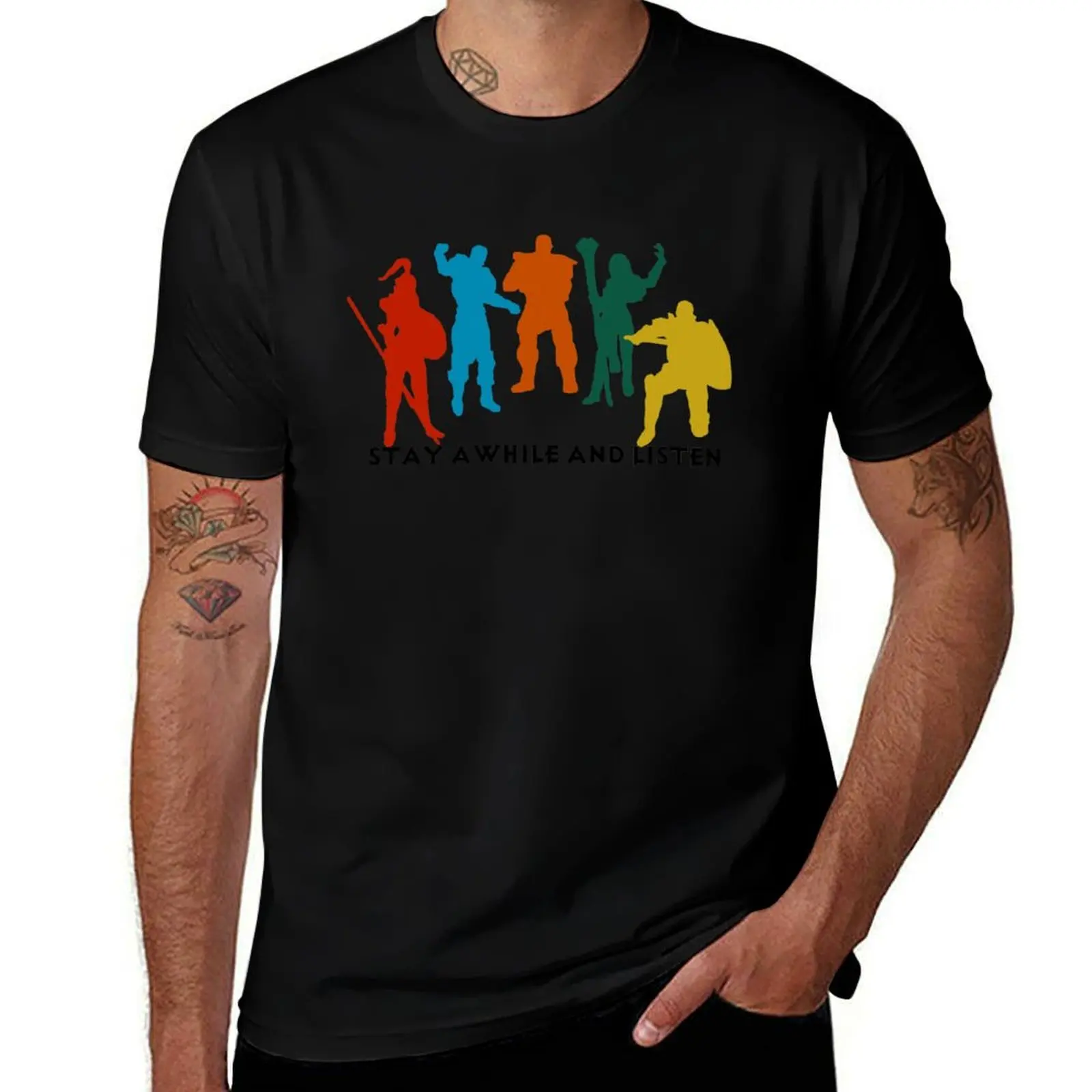 Heroes of Sanctuary T-Shirt Casual Minimalist Short Sleeve Top T-Shirt